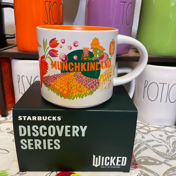 Universal Studios Starbucks 2024 Wicked Discovery Series Mug Set. Emeral… - Picture 7 of 11
